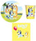 Anila's Bluey Party Set, 52-Piece Set, Plates, Cups, Napkins, Disposable Tableware, Tableware Set.