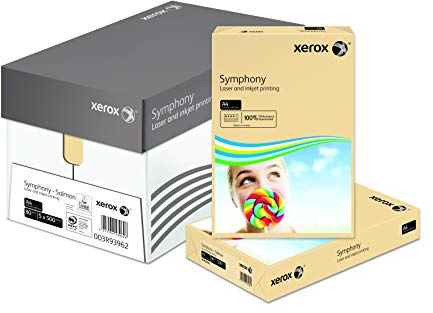 xerox A4 80 GSM Symphony Printer Paper Box - Pastel Salmon