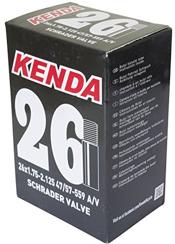 Kenda Unisex – Erwachsene Universalschlauch 26 x 1.75-2.125, AV 35 mm, schwarz, 47/57-559
