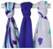 XKKO BMB070023A 3er Pack Bambuswindeln zum Wickeln, beim Stillen, als Unterlage oder leichte Decke, Windeln 70 x 70 cm, mehrfarbig