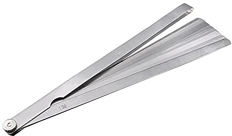 sourcing map 300mm Largo 0.02-1.00mm Espesor Metrica Medida Calibrador