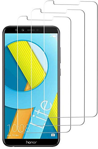 iGlobalmarket [3 Unidades] Protector de Pantalla compatible para Huawei Honor 9 Lite, Vidrio Templado, sin burbujas, Alta Definicion, 9H Dureza, Resistente a Arañazos