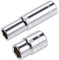 sourcing map 3/8-Inch Drive by 10mm Deep and Shallow Socket Set of 2 Pcs, Cr-V, 6-Point, Metric