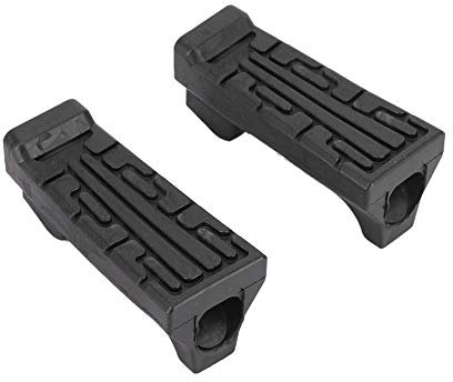Broco Cale Pied Moto Une pédale avant pair caoutchouc Repose-pied du pied PEGS Fit for Yamaha YBR 125