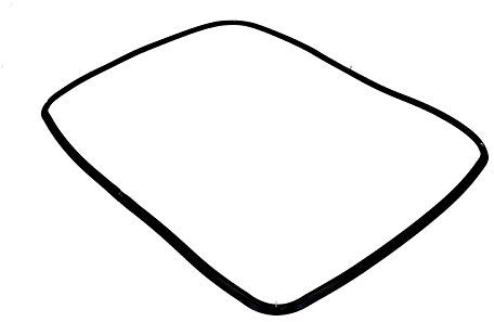 LUTH Premium Profi Parts - Türdichtung für Backofen Herd (rundum 6 Haken) | Passend für Siemens 00095253