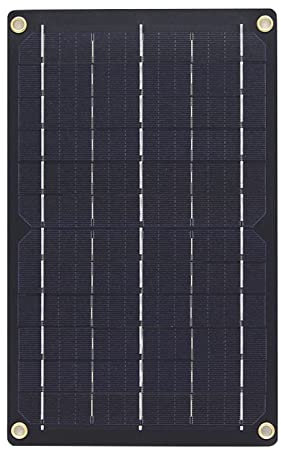 LANGZDHE Chargeur de Panneau Solaire, Panneau Solaire en Silicium monocristallin de 2pcs 6W, 5V 1A Chargements de téléphone Portable Panneau Solaire de Chargement Portable en Plein air.