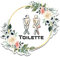 Dekoaufkleber Türaufkleber für WC Bad Badezimmer Tür Toilette Deko Sticker mit Blumen Motiv Wandtattoo Wand Aufkleber selbstklebend Y066 (05 Toilette)