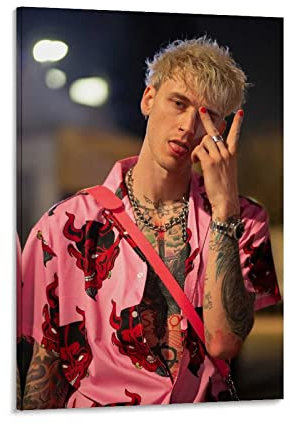 ACIDI Poster und Drucke 30 * 50cm MGK Musik Hip Hopn Kein Rahmen