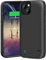 BAHOND Battery Case for iPhone 14 Plus, 6000mAh Rechargeable Extended Battery Charging/Charger Case, Add 100% Extra Juice, Support Wire Headphones (6.7 inch) Black