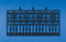 4 Panel Ornate Plastic Railing/Fence (Style 1), Dolls House Miniature, UK