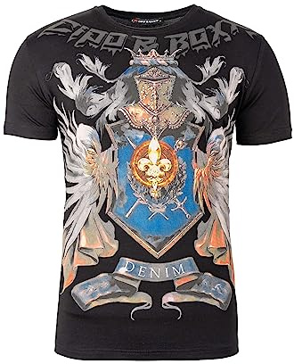 Cipo & Baxx Herren T-Shirt Markante Auffällige Extravagante Designs