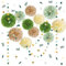 EASY JOY Salbei Seidenpapier Pompons Deko für Hochzeit Geburtstag Gartenparty Deko
