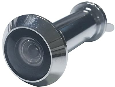 VASALAT 1188 SAL-CROMO Türgucker ø 14 mm, Weitwinkel 200°, TS 35-55 mm, Messing verchromt,