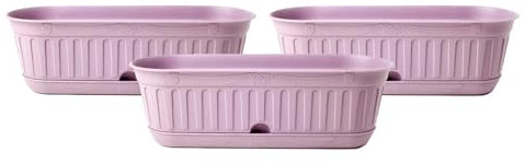 FRANKYSTAR Etika Blumenkasten Small Lavendel 3er Set