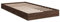 vidaXL Cadre de lit chêne Marron 100x200 cm Bois d'ingénierie, Meuble de Chambre à Coucher, sommier, lit de Palette, lit, lit Simple, lit à Panneaux