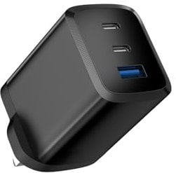70W 3-Port USB C Charger Plug Compatible with MacBook Air MacBook Pro 13 14 15 16 inch, 2024 iPad, Galaxy S24/S23, iPhone 16 Pro/16/15, XPS 13, Note 20/10+, Pixel, Steam Deck, etc