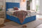 Fireplaces 4 Life Plush Rio Divan Bed Set with Orthopaedic Mattress and 24 Headboard *Storage Available (Blue, 2 Drawers Same Side, 3ft Single (90 x 190 cm))