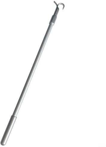 Tringle télescopique en aluminium de 33 à 60 cm pour fenêtre de toit, stores, stores, accessoires argentés, tringle à rideau télescopique