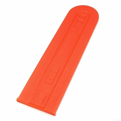 Honseadek Kettensägen-Stangenabdeckung 16 Zoll, orange Kettensägenmantelschutz, Kunststoff-Sägeblattschutz für 16 Zoll Sägen, Outdoor-Elektrowerkzeug-Zubehör, Gartengeräte
