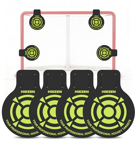BOOSTEADY Eishockey Tor Targets aus 5mm Dickes PVC 4 Stück Hockey Ziele Hockey Schießziel für Lacrosse & Hockey