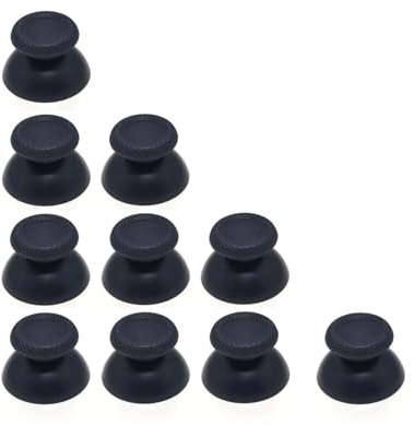 LJDSXXRW Compatibile Con Sony PlayStation 5 PS5 DualSense Controller, 10 Pezzi Di Ricambio For Levette For Joystick, Coperture For Levette Analogiche 3D, Accessori Da Gioco(Black 10pcs)