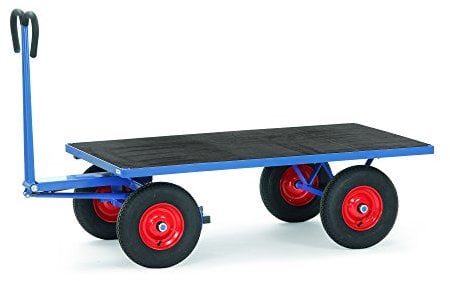 Fetra Transportgeräte mtmhbcmp1 Sackkarre mit Plattform, 2345 mm Länge x 1000 mm Breite x 1190 mm Höhe