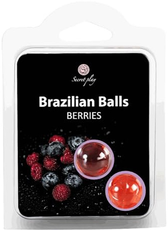 SECRET PLAY Secret Play - Boules Bresiliennes aromatisees - FEV3385-FEV3560 - Fruits Rouges, x2