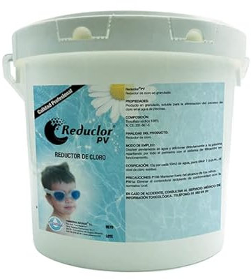 REDUCLOR PV: Reductor/Destructor Granulado de Cloro para Piscinas. Bote 5 Kg