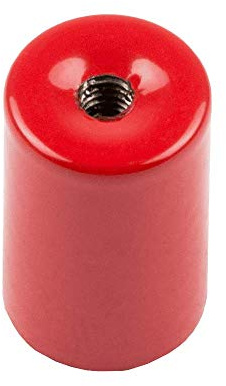 Alnico Deep Pot Magnet for High-Temperature, Engineering, and Manufacturing Applications - 9.5mm dia x 15mm thick c/w M3 threaded hole - 1kg Pull