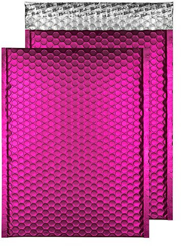 Blake Purely Packaging MTSP324 Farbige Luftpolstertaschen Matt Haftklebung Schockierendes Pink C4 324 x 230 mm | 100 Stück