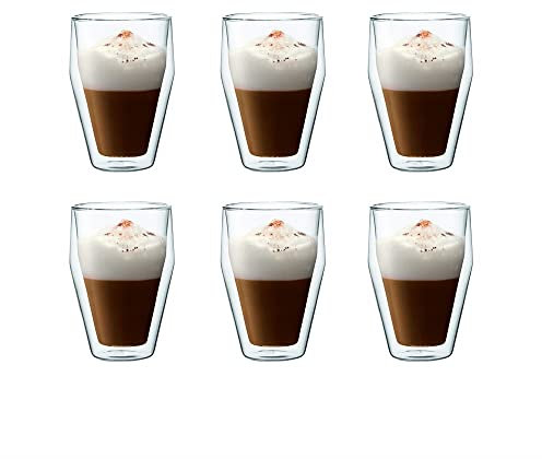 BODUM - 10482-10-12 - TITLIS - Set 6 verres double paroi - empilables - 0,35 L