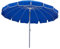 PraTiKo Life Ombrellone Spiaggia Antivento 16 stecche in fibra di vetro Ombrellone Mare Struttura in Alluminio Ombrellone da spiaggia anti UV Mare Piscina Giardino 220 cm Blu