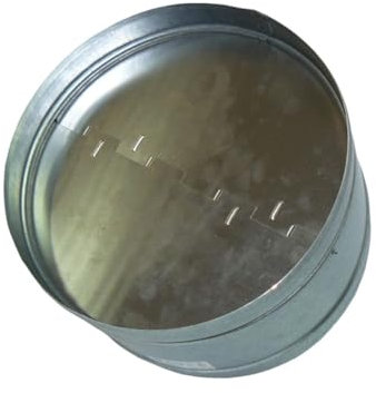 Weedness Rückstauklappe 250 mm - Rohrlüfter Lüfter Abluft Aktivkohlefilter Grow Lüfter Abluftschlauch Adapter Klimaanlage Klimagerät Anschluss