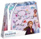 Disney Frozen II Bettelarmbänder-Set: Bastle Deine eigenen Frozen II Kettenarmbänder mit silberfarbenen Blättchen, schönen Perlen und Aufklebern von Anna und Elsa, weiß