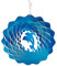 Dundee Deco W1010 Windspiel in Geschenkbox – 3D-Hängende Innen- und Außendekoration – Mandala – Delfine – Blau – 30,5 cm – einzigartige Geschenkidee für Männer und Frauen, Souvenir, Geschenk