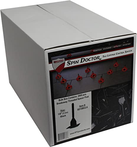 Spin Doctor Fliesen-Nivelliersystem, 3,2 mm (1/8 Zoll), 2000 Stück