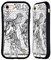 Head Case Designs Offizielle Mad Dog Art Gallery Hund Ville Schwarz und Weiss Doodle Hybride Handyhülle Hülle Huelle kompatibel mit Apple iPhone 7/8 / SE 2020 & 2022