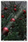 artboxONE Acrylglasbild 150x100 cm Natur Weihnachten rot grün - Bild Weihnachtsbaum Bokeh christbaumkugel