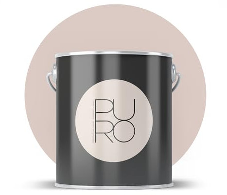 Livingwalls PURO Premium Wandfarbe c2022 - Malerfarbe mit sehr hoher Deckkraft - matte hochwertige Innenfarbe in Beige - 2,5l