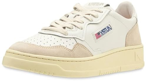 AUTRY Scarpe Sneakers Unisex in Pelle e camoscio Bianco AULM LS33 (38)
