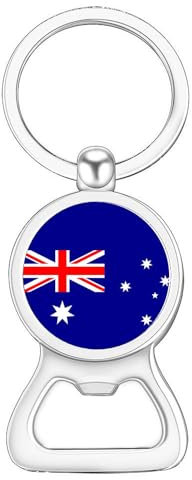 ALTCIRNMD Star Union Flag Australien Flagge,Taschen-Schlüsselanhänger,Kleiner Bier-Mini-Schlüsselanhänger,Flaschenöffner Für Den Täglichen Gebrauch,Zuhause,Küche,Restaurant,Kneipe,Barkeeper,Bar,Wei