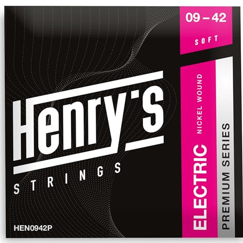 Extra Light E Gitarren Saiten 09-42 - Premium Gitarrensaiten E Gitarre Mit 5 Gitarren Zubehör - String Action Gauge Fret Cloth Plektren Nagelfeile - Saiten E Gitarre Soft Electric Guitar Strings