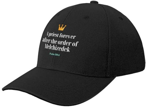 WVVCXCC Unisex und modisch Du bist Priester für Immer nach dem Orden Melchisedeks!! Baseball Cap Wild Ball Hat In The Hat Damen Herren Sport Outdoor Geschenke