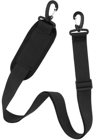 Bag Shoulder Strap 63 Inch Universal Replacement Laptop Shoulder Strap Adjustable Thick Non-slip Fit Padded Laptop Bag Strap Replacement for Messenger Bag Briefcase Camera Crossbody Bag Black