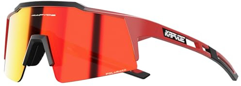 KAPVOE Lunettes vélo polarisées homme femme revêtement interne K9023