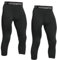 HYCOPROT 2 Pack Hombre 3/4 Pantalones de Compresión Pantalones Deportivos de Compresión Base para Correr Entrenamiento Yoga y Baloncesto con Secado Rápido (Black, M)