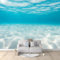 Hellblau Vliestapete Naturfotografie Unter Wasser Muster Design Fototapete 400 x 280 cm Moderne Luxus tapete für Wohnzimmer Schlafzimmer Küche und Restaurant Wandbilder Wandtapete