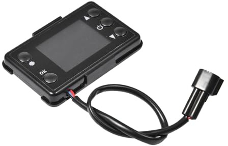 Ruwshuuk Steuergerät für -Standheizung | LCD-Heizungsschalter-Ersatz für Auto-Luft-Parken | Heizungsmonitor mit Fernbedienung für Auto-Lufterhitzer-Standheizung