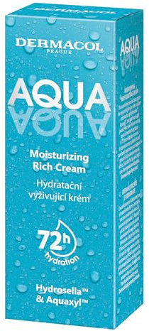 Dermacol Aqua Aqua Feuchtigkeitscreme – Feuchtigkeitsreiche Creme für glatte und strahlende Haut, ideal für den täglichen Gebrauch.
