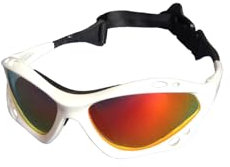 F2 Brille Wassersport Brille Weiss/Orange 2024/25